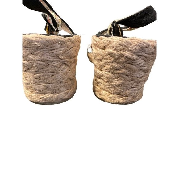 SOFT STYLE HUSH PUPPIES BLACK PEEP TOE WEDGE 10 - Picture 10 of 10